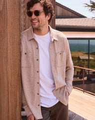Cloud Waffle Shirt Jacket