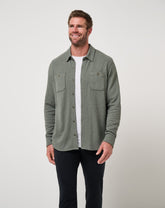 Cloud Waffle Shirt Jacket