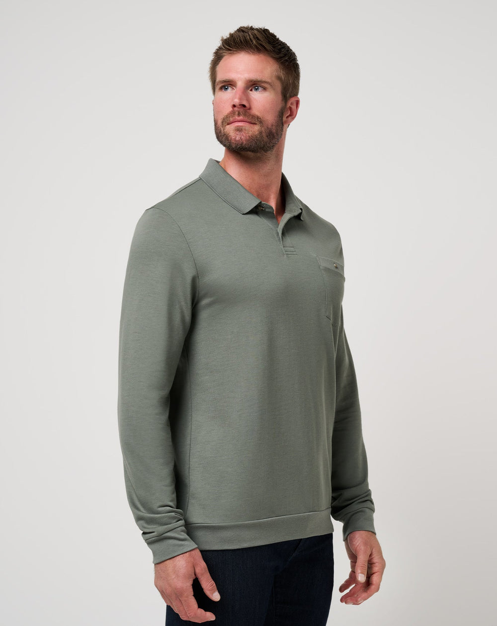 December First Long Sleeve Polo
