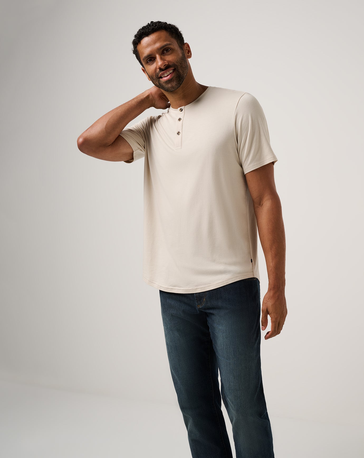 Cloud Henley Tee