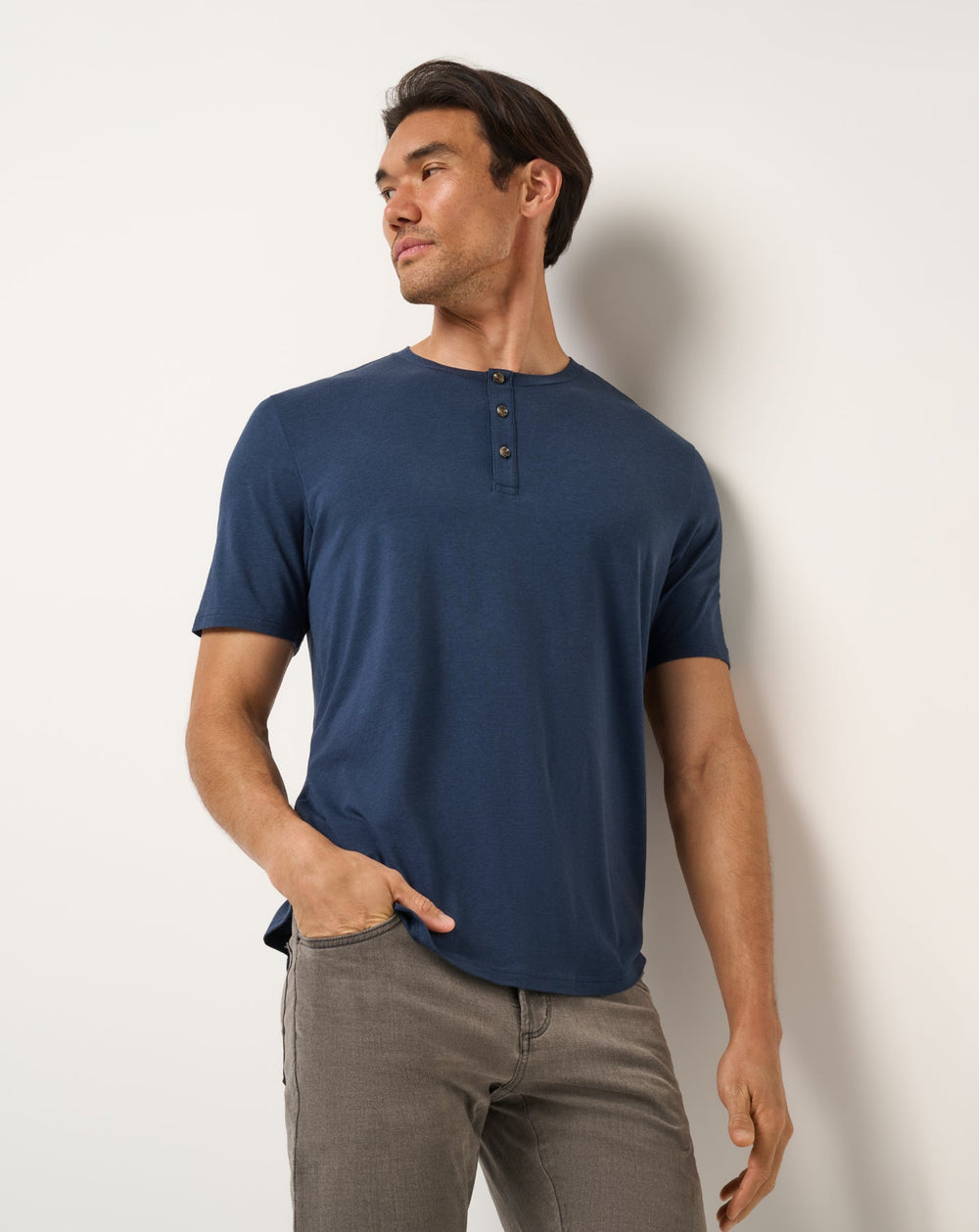 Cloud Henley Tee