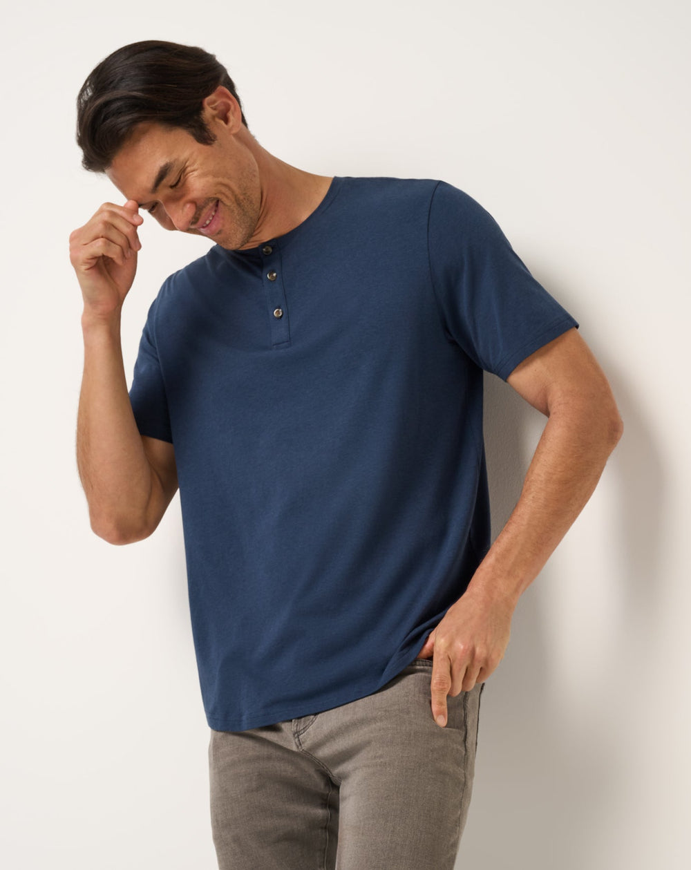 Cloud Henley Tee
