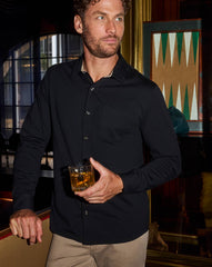 Comfortknit TM Social Club Button-Up