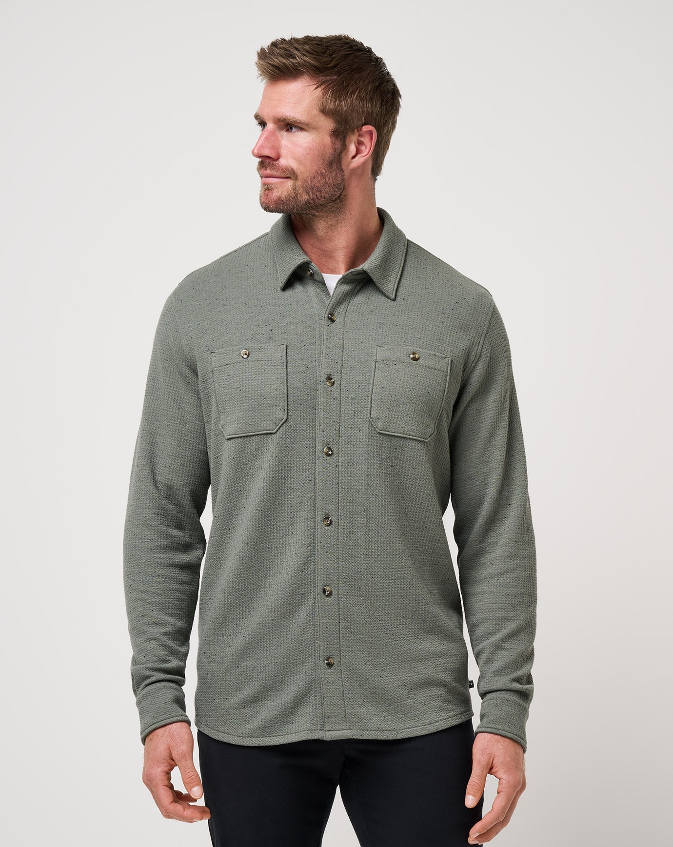 Cloud Waffle Shirt Jacket