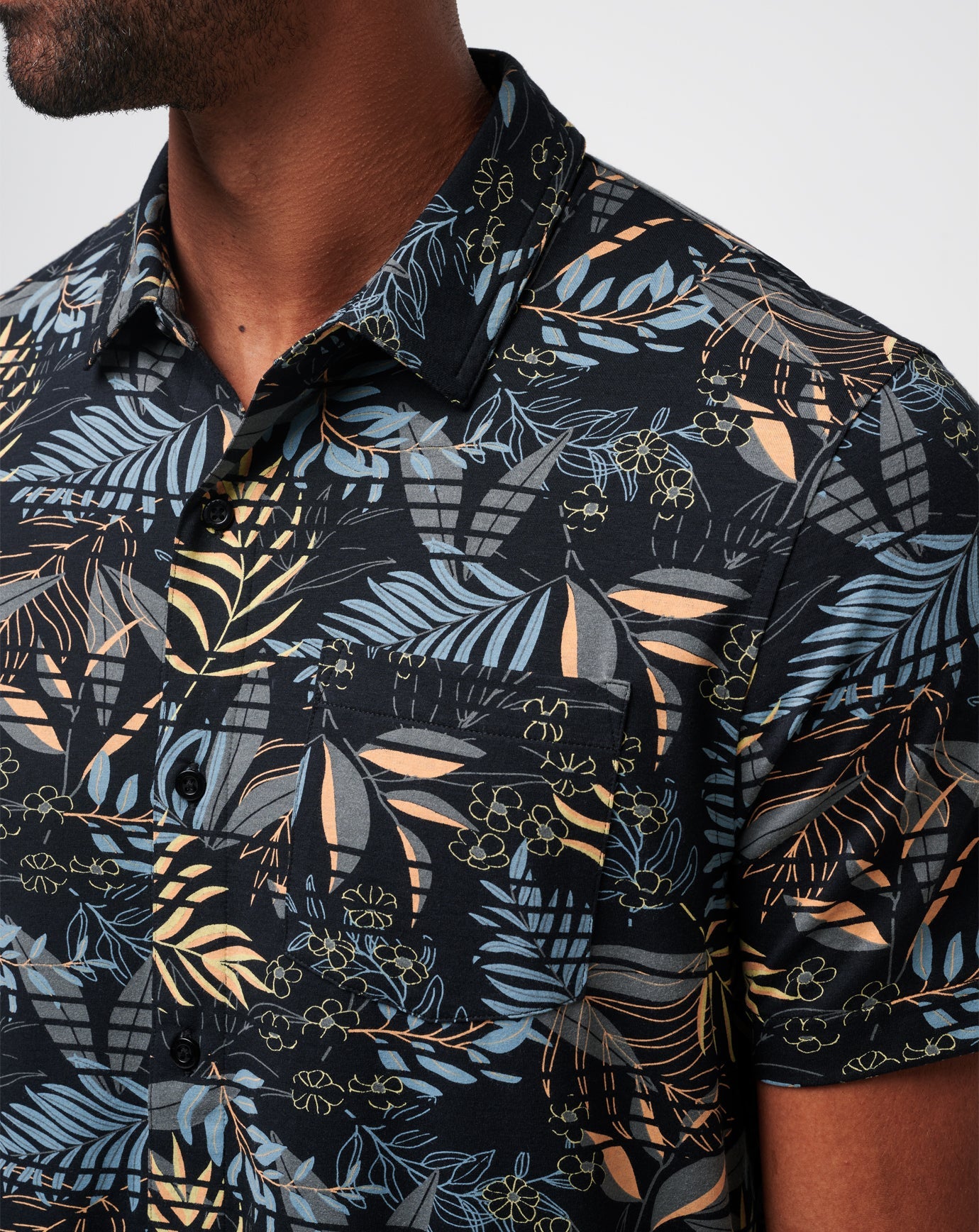 Knit Hanabata Days Button-Up