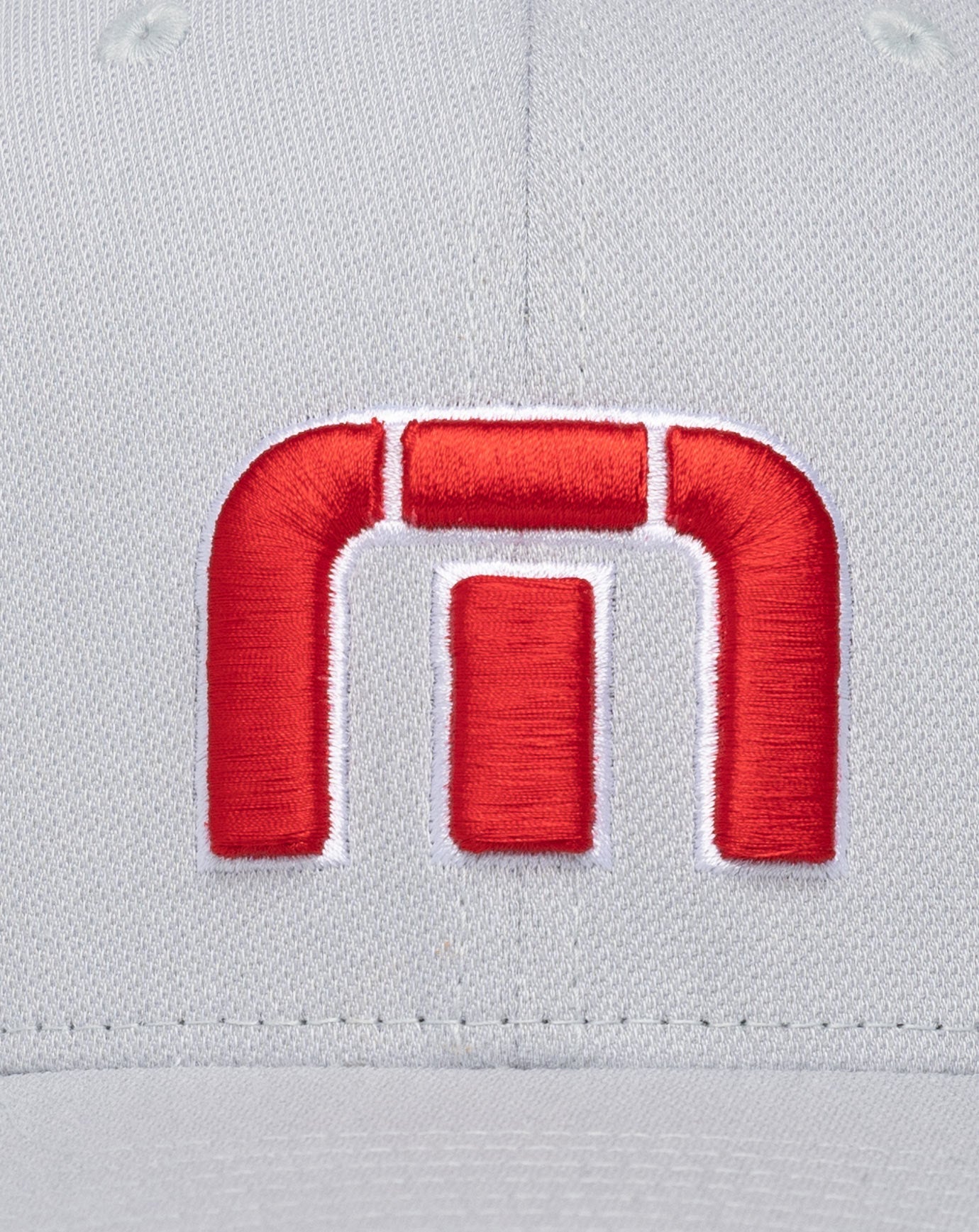 Red White Iconic Snapback Hat