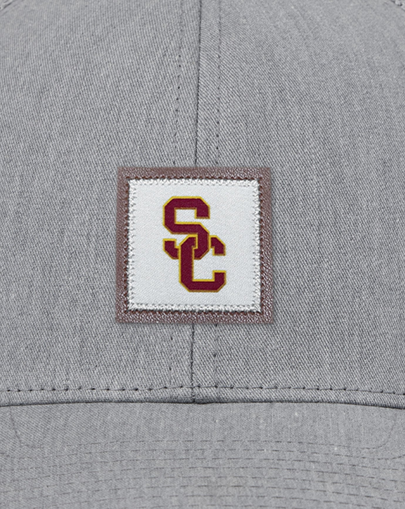 USC Leather Patch Snapback Hat
