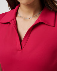 Moveknit Vneck Polo
